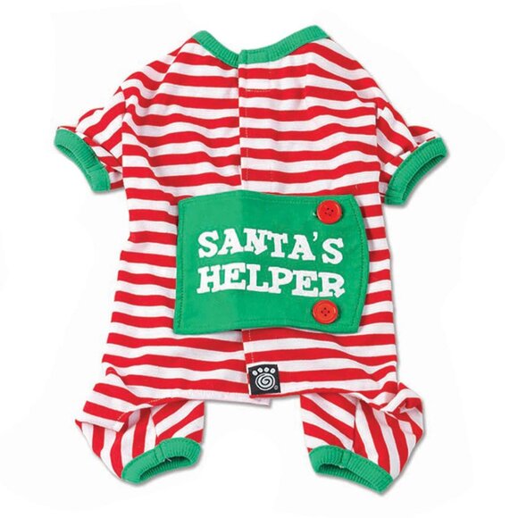 Santa's Helper Dog Pajamas - Picture 2 of 3